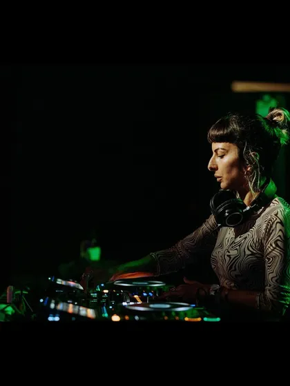 Another shot from my Far Out Left set. The green lighting created a perfect atmosphere for the soundscape I was building.