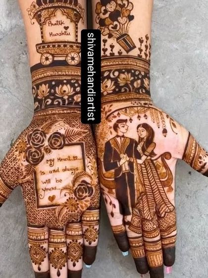 Custom Portrait Mehendi photo 62