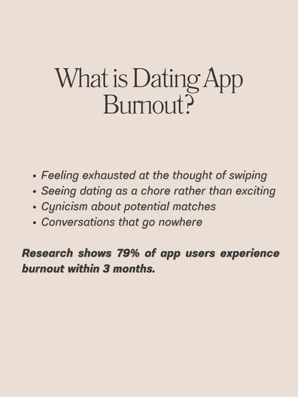 **Feeling dating app burnout? Here are three ways to refresh your approach.** Dating apps are designed to keep you swiping, creating a dopamine response similar to gambling. To reclaim your agency, implement the 2-2-2 rule to move from texting to meeting, switch to values-based filtering, and create a rejection resilience practice.
