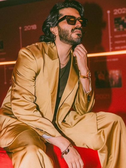 Another shot of Harshvarrdhan Kapoor, highlighting how the hairstyle works from every angle, maintaining its shape and effortless feel.