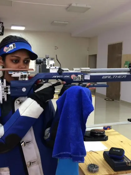 Heartiest congratulations to our academy shooter Meghana Sajjanar for her triple Gold medal win in 50m Rifle Prone, 50m Rifle 3 Position, and 10m Air Rifle Team events at the Karnataka State Shooting Championship.
