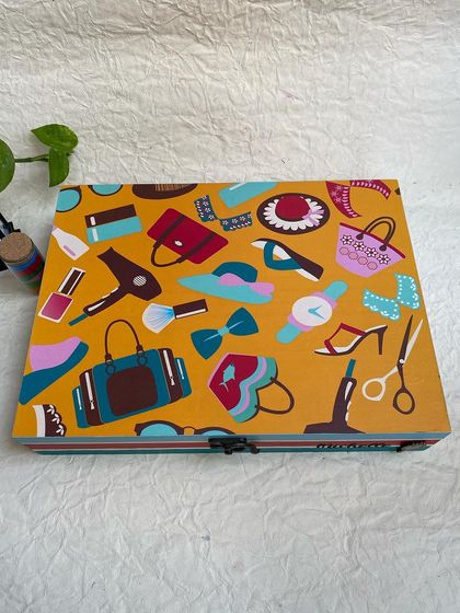 Neetikriti - Hand-Painted Home Decor & Personalized Gifts Custom Organizer Boxes photo 10