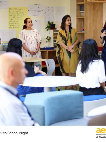 At the Elementary School Back to School Night, we open our classrooms to families to strengthen the home-school connection. It's a time for parents to understand our teaching and learning approach and partner with us to help every child grow.