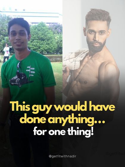My own transformation from a skinny, under-confident young man to a fit and strong individual. This is the personal experience that fuels my coaching.