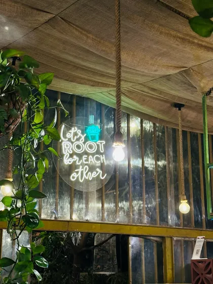 "Let's root for each other." This little sign captures the community vibe I want to build here. It’s a place for positive energy and good company.