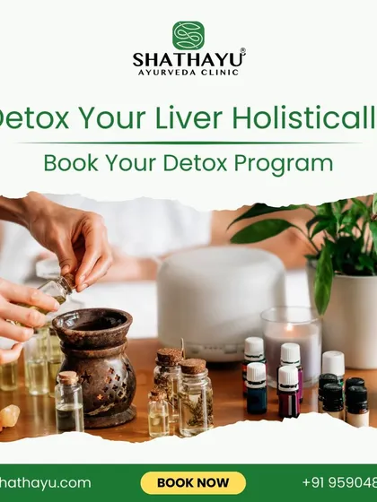 My Ayurvedic detox programs support liver health through gentle and natural detoxification. This image shows the preparation of herbal oils, which are central to my holistic healing therapies.