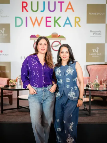 I was thrilled to be the official photographer for Rujuta Diwekar's book launch, an event graced by the wonderful Kareena Kapoor. This image captures the energy of the launch and reflects my experience in handling high-profile event photography with professionalism and an eye for key moments.