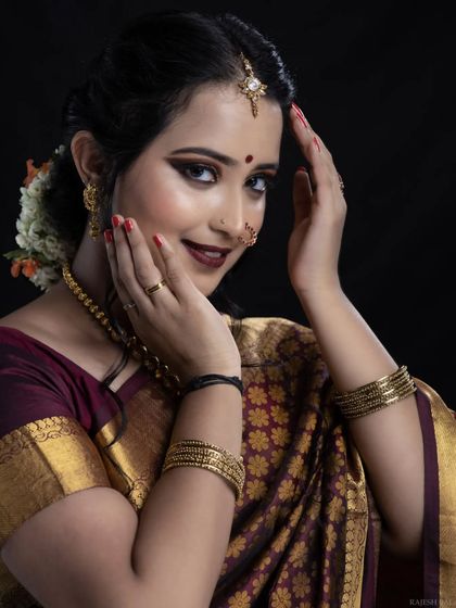 Sindhu Krishnan - Photoshoot & Editorial Makeup Classic Indian Glamour photo 3