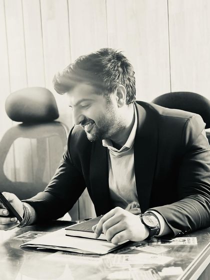 A moment of focus while working on a complex case file. Every detail matters when building a strong defense strategy.