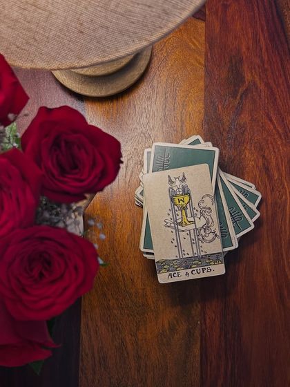 Daily inspiration with the Ace of Cups. This card symbolizes new emotional beginnings and the overflowing of the heart. It reminds me that where there is love, there is life.