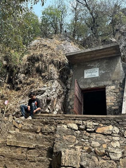 A quiet moment of reflection at the sacred cave. These pilgrimages are essential for me to recharge my spiritual batteries and reconnect with my guiding principles.
