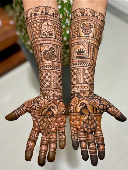 Mitali - Bridal Mehendi Full Bridal Mehendi (Hands) photo 149