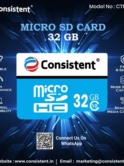 Expand your device's storage with our 32GB Micro SDHC card. It offers high performance and durability, providing ample space for your photos, videos, and apps with universal compatibility.