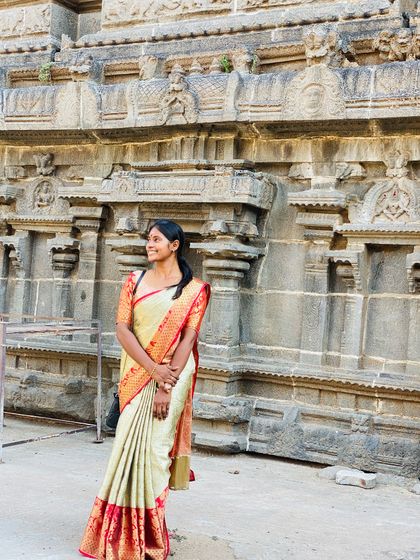 A personal moment of mine at the Annamalaiyar Temple. I believe in carrying our traditions forward, both in my work and in my life.