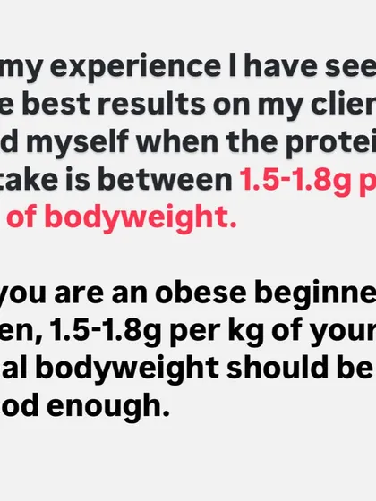 In my experience coaching hundreds of clients, the best results for muscle gain and fat loss occur when protein intake is between 1.5-1.8g per kg of bodyweight.