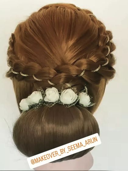 Seema Arun - Photoshoot Makeup Intricate Hairstyling: Buns & Updos photo 4