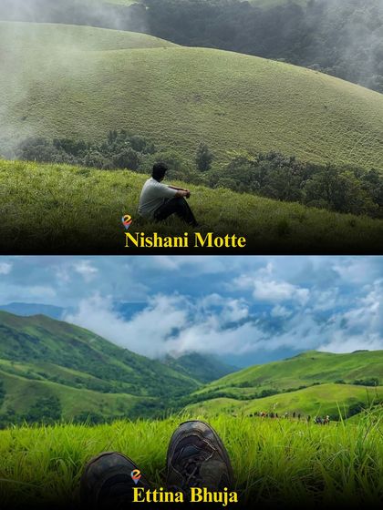 Two more gems of the Western Ghats. The serene views from Nishani Motte and the unique peak of Ettina Bhuja.