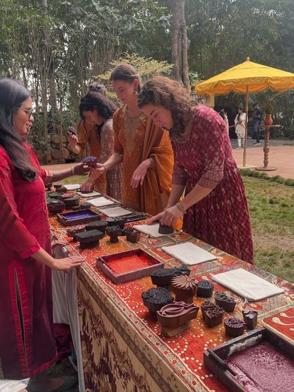 Amoha Prints - Live Block Printing Stations for Events Weddings & Celebrations photo 10