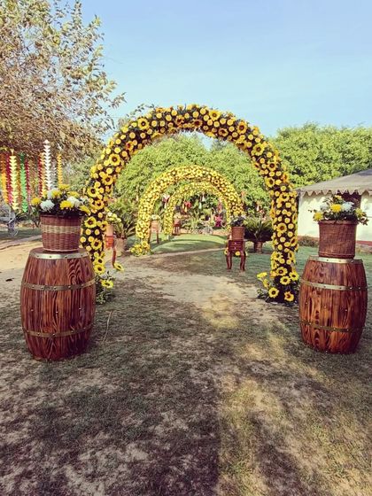 Vibrant Haldi & Mehendi Celebrations photo 91