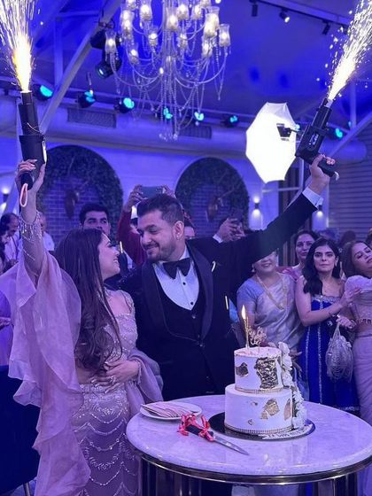 Love is in the air! Another beautiful shot from the Roka celebration, capturing the joy of the moment.