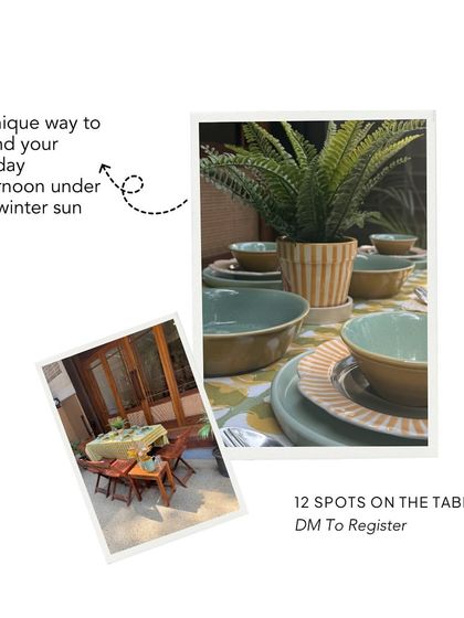 An intimate brunch under the winter sun is a unique way to spend an afternoon. I focus on creating these special, limited-spot experiences to ensure every guest feels cared for and connected.