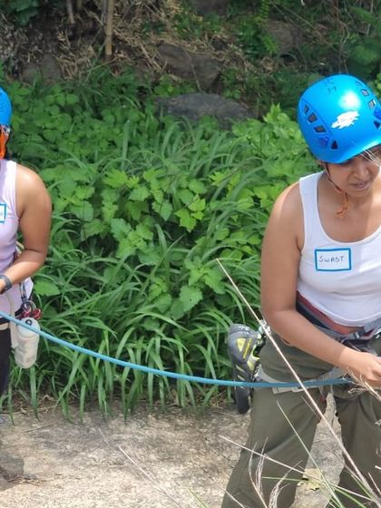 Our 42nd workshop was blessed with perfect Bangalore weather. We welcomed 18 new faces, helping them tackle fears and learn new skills in a day filled with laughter, new friendships, and the joy of climbing.