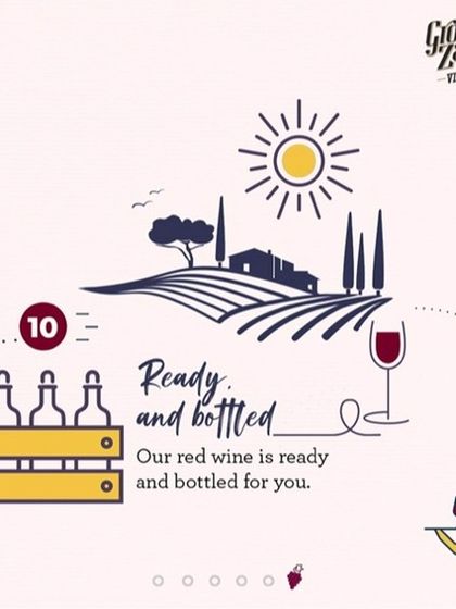 The final step is bottling. After aging, blending, and filtration, our red wine is ready to be bottled and enjoyed by you.