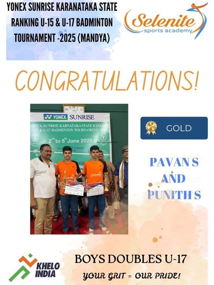 Selenite Sports - High Performance Badminton Training Our Champions' Podium Finishes photo 62