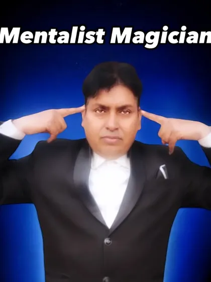 A promotional image for my mentalist act. This type of magic is all about getting inside your head.