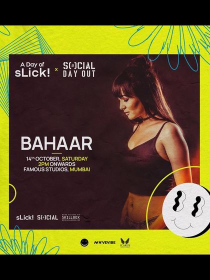 My artist feature for the 'A Day of Slick!' festival at Famous Studios, Mumbai. A proper day party with an incredible vibe.