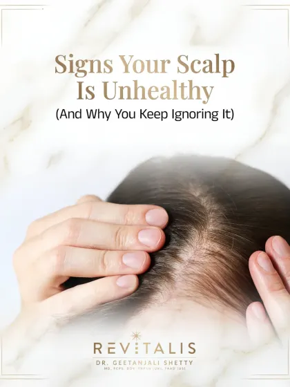 Your scalp often gives clear warnings when it's unhealthy, but they are easy to ignore or misinterpret. In this series, I cover the top signs that you need to pay attention to your scalp health.