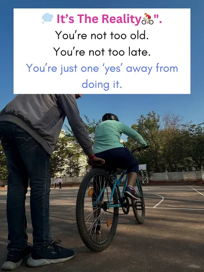 This is the reality. You are not too old, and you are not too late. You are just one 'yes' away from making it happen, and I will be there to guide you through the entire process.