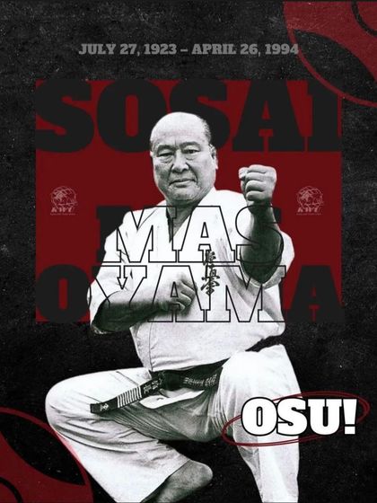 We honor the founder of our art, Sosai Mas Oyama. His philosophy and strength are the foundation of Kyokushin karate worldwide. Osu!