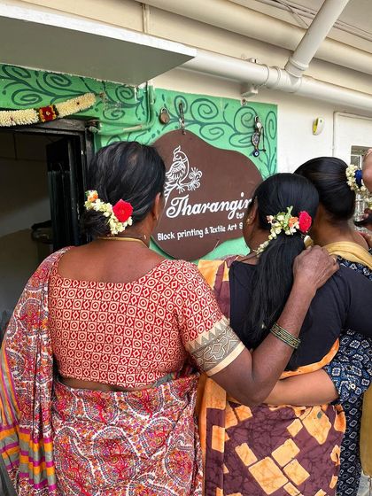 We welcome you to our garden studio for a hands-on workshop. Learn the ancient art of block printing, try your hand at natural dyeing, and design your own unique piece with vintage blocks from our archives.