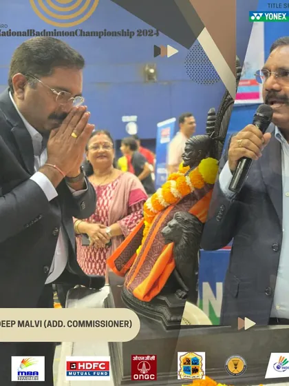 Shri. Sandeep Malvi, Additional Commissioner, inaugurating the Mini National Championship. My experience includes organizing events with the full support and presence of municipal corporation officials.