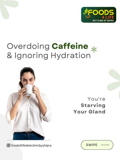 Overdoing caffeine and not drinking enough water can put stress on your thyroid gland. Proper hydration is a simple but powerful tool for supporting your overall hormonal health.