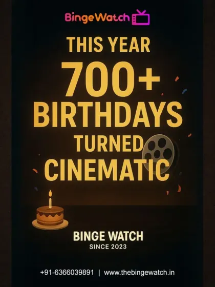 Celebrating a milestone of over 700 birthdays hosted. This shows our experience and popularity as a go-to celebration spot in Bangalore.