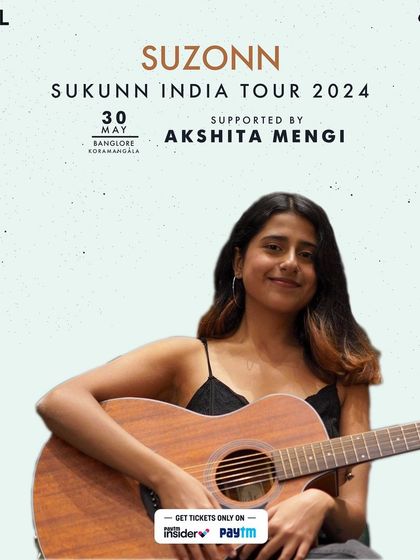 The poster for my opening set for Suzonn's 'Sukunn' India Tour. I even debuted some brand new compositions at this show.