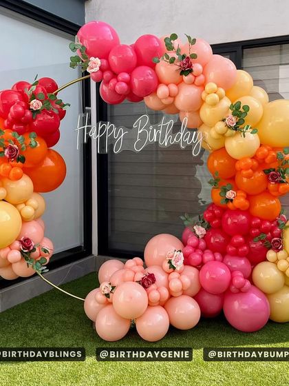 Custom Balloon Arches & Backdrops photo 12