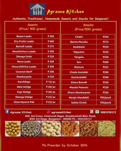 Festival Special Meals