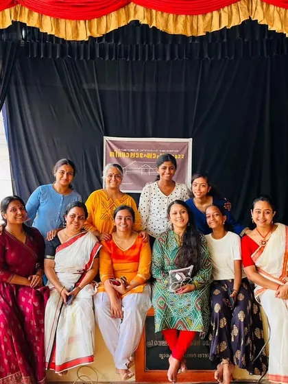 The full team and our extended family after a program. It takes a village, and we are grateful for everyone's support.