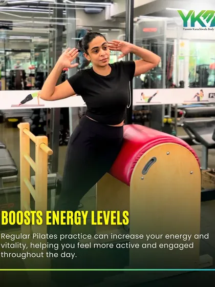 Regular Pilates practice can significantly increase your energy and vitality, helping you feel more active and engaged throughout the day.