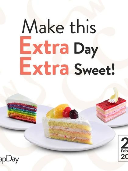 An extra day calls for extra sweetness. We celebrated Leap Day by encouraging everyone to indulge in an extra slice of cake.