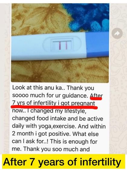 After 7 years of infertility, this student got pregnant within 2 months of changing her lifestyle, diet, and exercise routine.