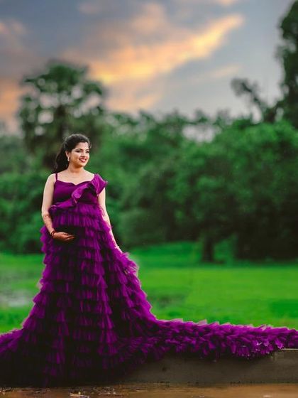Dee Yashaswini - Occasion Wear Rentals Maternity Photoshoot Outfits photo 84