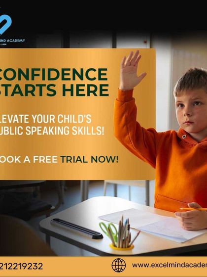 Confidence starts here. We elevate your child's public speaking skills, empowering them to raise their hand and share their thoughts without hesitation.