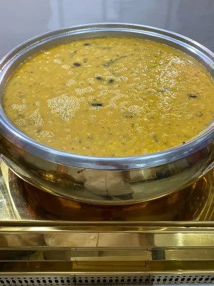A comforting bowl of Dal Tadka, perfect with steamed rice or roti.