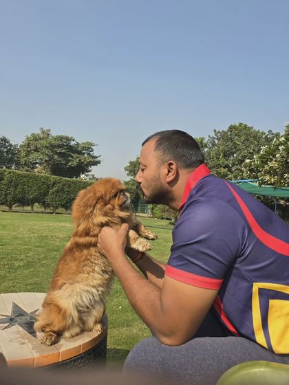 A little kiss for a little friend. We give them all the love and care they deserve.