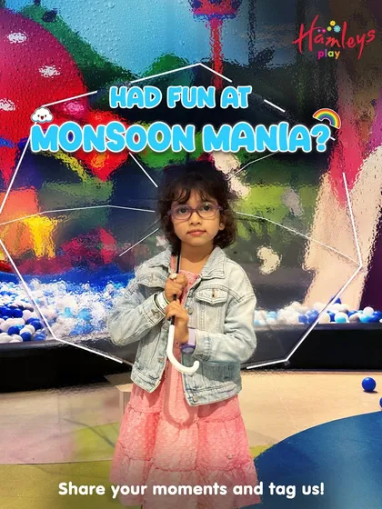 Had fun at Monsoon Mania? Share your moments and tag us! I love seeing all the happy pictures from our events. This little girl looks so stylish with her decorated umbrella.