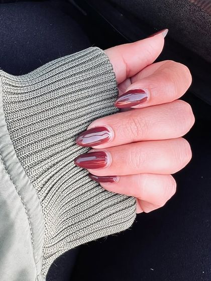 This warm, reddish-brown or mocha shade is another great option for a cozy, winter manicure. It’s a flattering color that complements many skin tones.